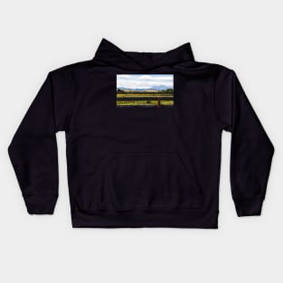 Scene from the Foothills. Kids Hoodie